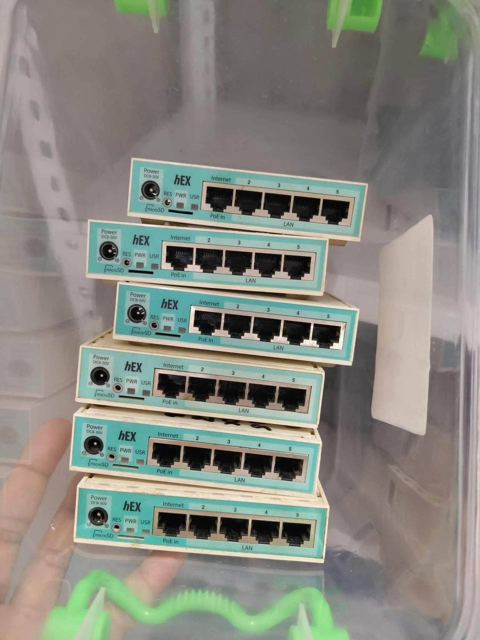 Actual hEX GR3 routers supplied by AlekTronix